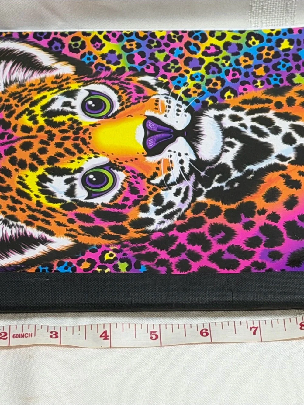 Damaged Lisa Frank Composition Notebook 100 Wide Ruled HUNTER Rainbow Leopard